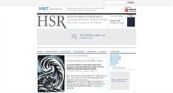 Desktop Screenshot of hsr.org